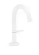 AXOR-HG-AXOR-One-Waschtischmischer-Select-140-mit-Push-Open-Ablaufgarnitur-Mattweiss-48010700 gallery number 1